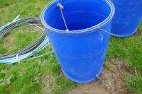 200 LITRE BLUE BARREL HEADER TANK - 2