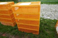 5 D3 ORANGE POULTRY CRATES - 3