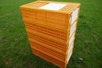 5 D3 ORANGE POULTRY CRATES - 3