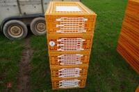 5 D3 ORANGE POULTRY CRATES - 2