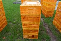 5 D3 ORANGE POULTRY CRATES - 4