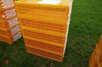 5 D3 ORANGE POULTRY CRATES - 3