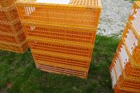 5 D3 ORANGE POULTRY CRATES - 3