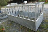 IAE GALVANISED RECTANGULAR CATTLE FEEDER - 8