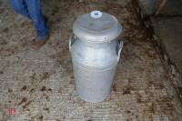 ALUMINIUM MILK CHURN