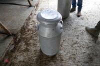 ALUMINIUM MILK CHURN