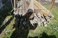 59 WOODEN PEELED & TREATED FENCE STAKES - 3