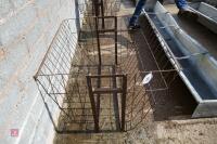 LARGE METAL HOOK OVER HAY RACK - 2