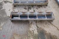 GALVANISED GROUND FEED TROUGH - 3