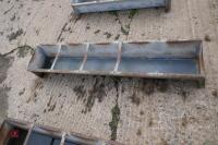 GALVANISED 4' 6'' GROUND FEED TROUGH - 4