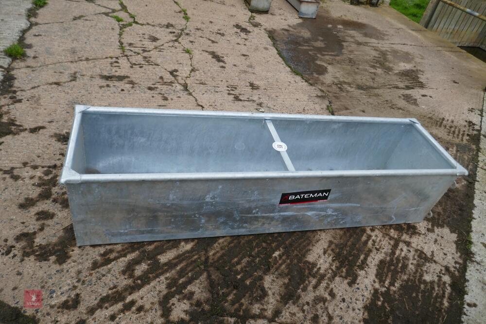 NEW BATEMAN GALVANISED WATER TROUGH