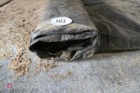 PART ROLL OF BLACK PLASTIC SILAGE SHEET - 4