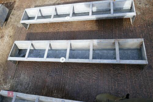 IAE GALVANISED 6' GROUND FEED TROUGH