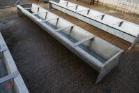 IAE GALVANISED 6' GROUND FEED TROUGH - 2