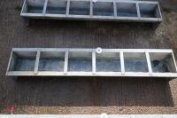 IAE GALVANISED 6' GROUND FEED TROUGH - 4