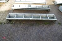 IAE GALVANISED 6' GROUND FEED TROUGH