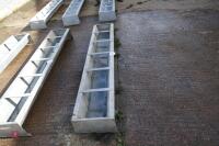 IAE GALVANISED 6' GROUND FEED TROUGH - 2