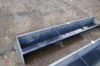 GALVANISED 8' HEAVY DUTY FEED TROUGH - 4