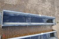 GALVANISED 8' HEAVY DUTY FEED TROUGH - 6