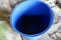 PLASTIC BLUE BARREL - 2