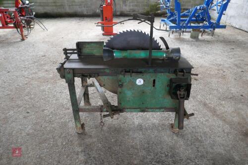 HUXTABLE PTO SAW BENCH