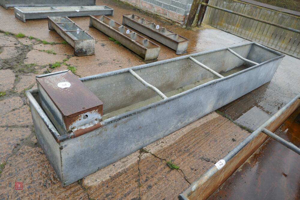 10' GALVANISED WATER TROUGH