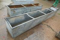 10' GALVANISED WATER TROUGH - 2