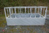 IAE GALVANISED RECTANGULAR CATTLE FEEDER - 12