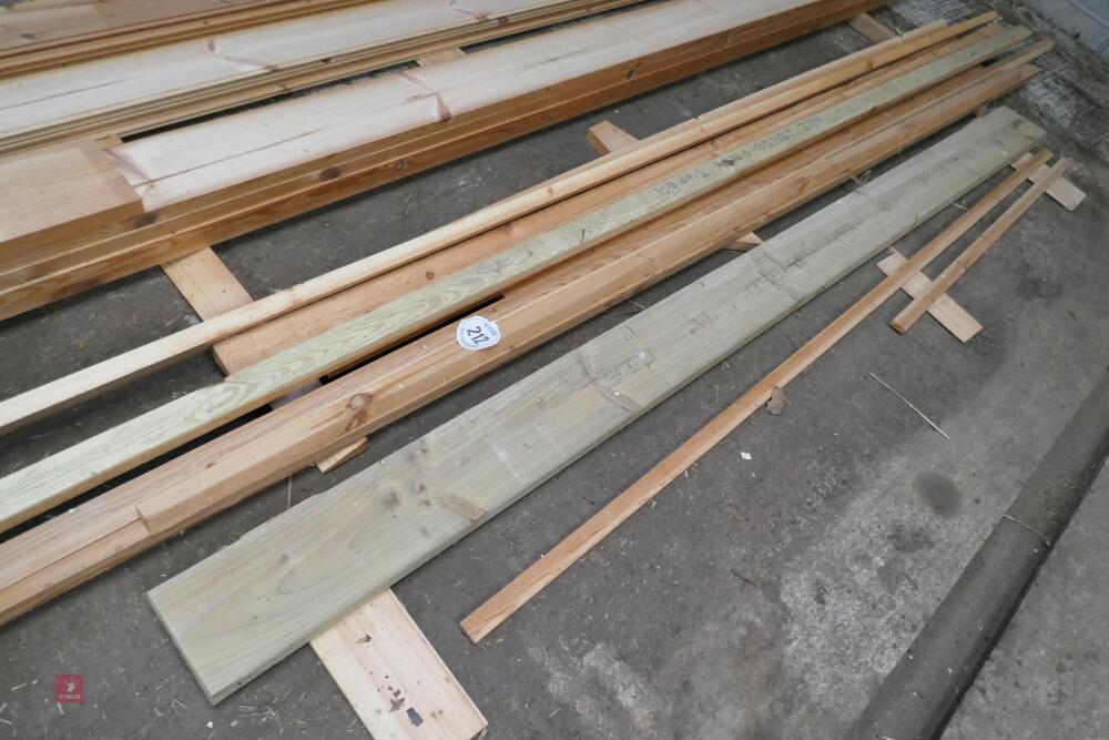 VARIOUS SELECTION OF PLANED TIMBER