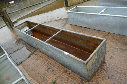 8' GALVANISED WATER TROUGH