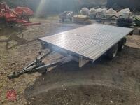 IFOR WILLIAMS 12' FLAT BED TRAILER