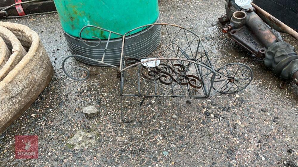 ORNAMENTAL PLANT WHEELBARROW