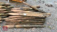 4' 6'' HALF ROUND + ROUND STAKES