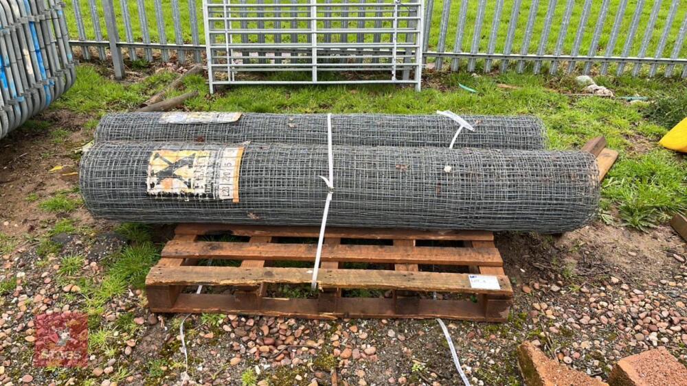 2 x 50M ROLLS OF OTTER FENCING