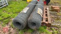 2 x 50M ROLLS OF OTTER FENCING - 2