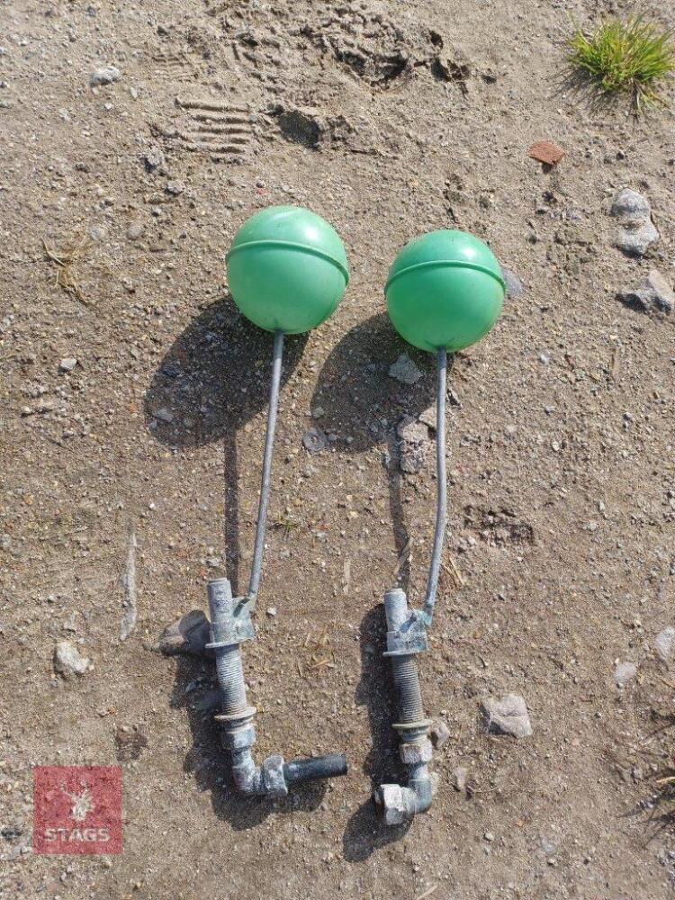 2 BALLCOCKS + FITTINGS