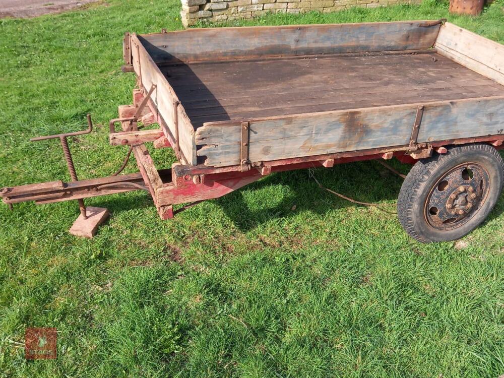 WOODEN FARM TRAILER