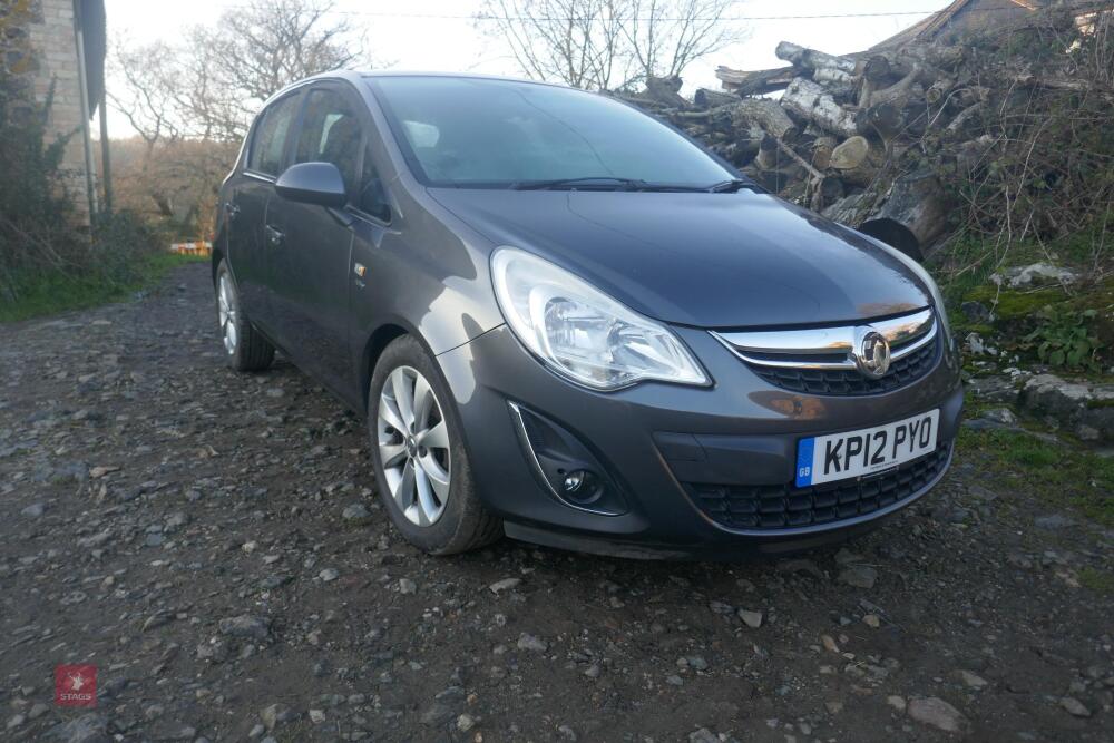 2012 VAUXHALL CORSA 1.2L CAR