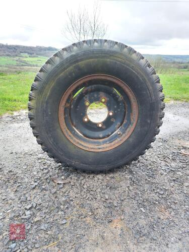 PRESSED STEEL 7.50X16 TRAILER WHEEL&TYRE