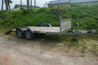 12' X 5' FLAT BED TRAILER - 23