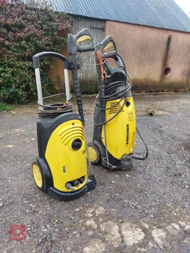 2 KARCHER PRESSURE WASHERS (S/R)