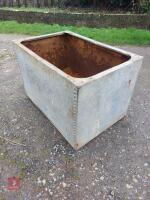 GALV RIVETED WATER TROUGH