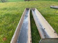 2 FEED TROUGHS - 4