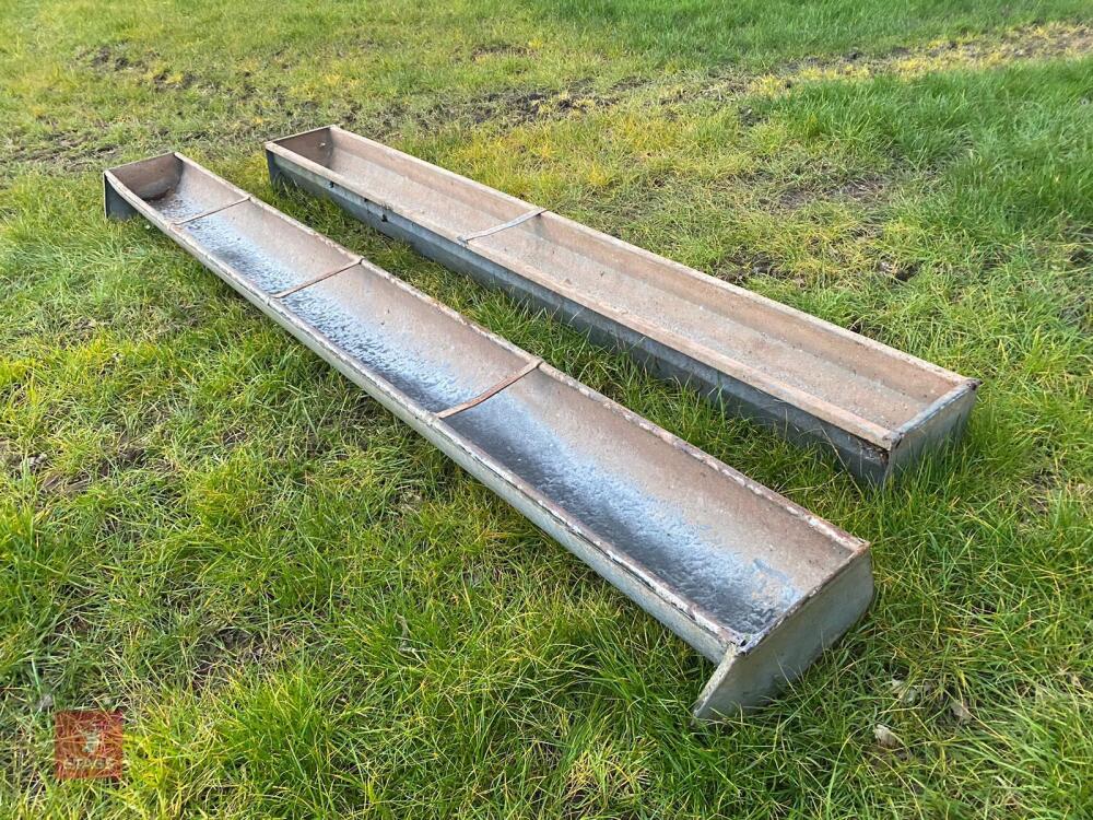 2 FEED TROUGHS