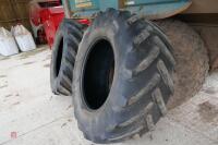 2 MICHELIN 540/65 R30 TRACTOR FRONT TYRE - 3