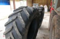 2 MICHELIN 540/65 R30 TRACTOR FRONT TYRE - 4