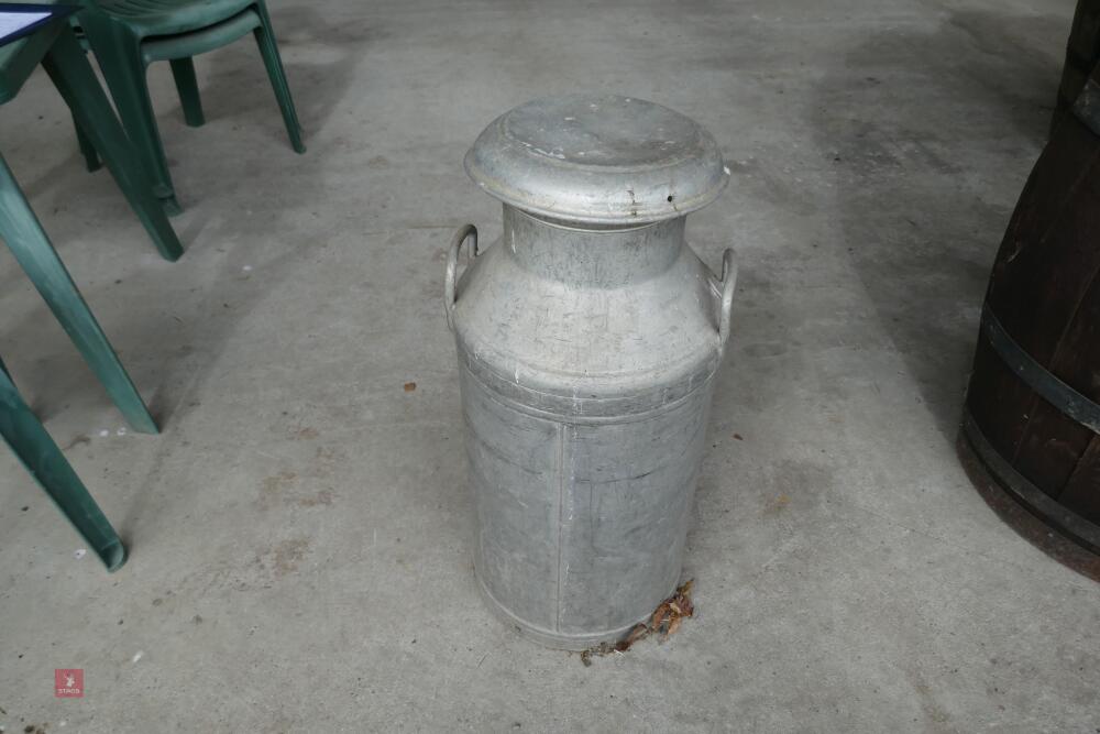 ALUMINIUM MILK CHURN