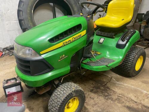 JOHN DEERE 115 RIDE ON