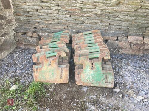 20 JOHN DEERE WEIGHTS