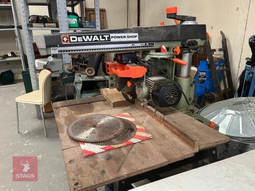 DEWALT POWER SHOP RADIAL ARM SAW